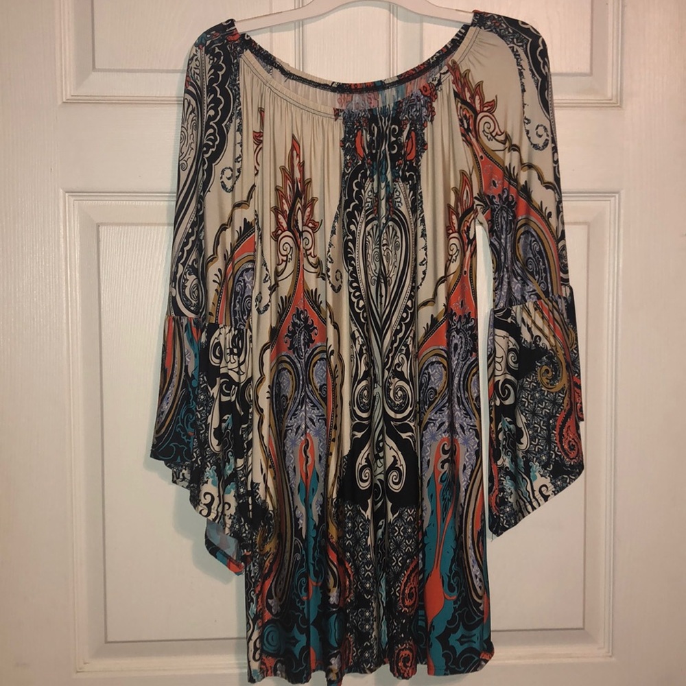 Multi print dress